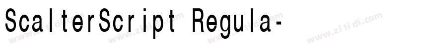 ScalterScript Regula字体转换 ScalterScript Regula字体转换